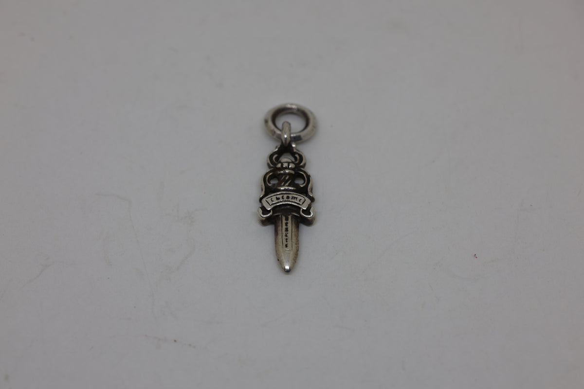 Chrome Hearts #5 Dagger Pendant with Pavé Diamonds | AVNTGRDNY NYC
