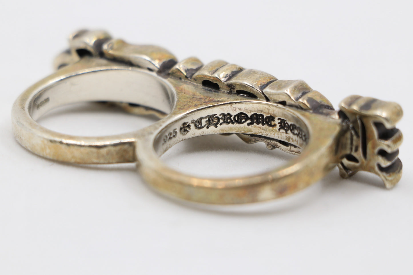 Chrome Hearts Double Ring “Hearts” Size 9/10 | AVNTGRDNY NYC
