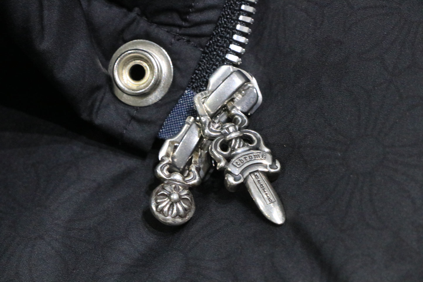 Chrome Hearts Stiff Monogram Puffer Jacket Black Size XL| AVNTGRDNY NYC