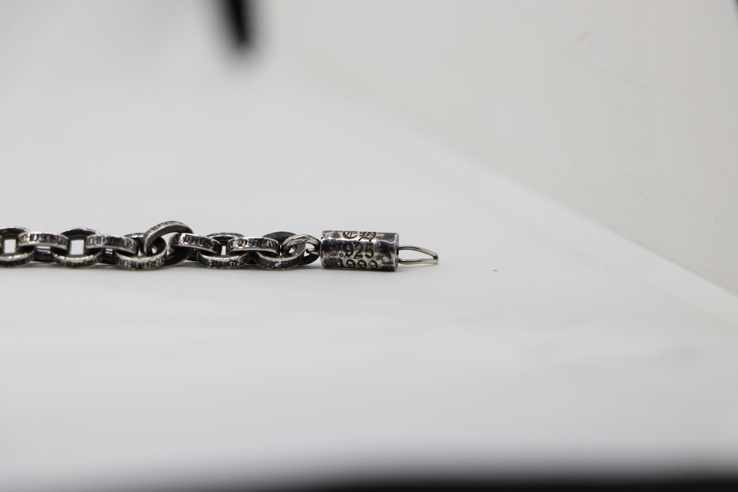 Chrome Hearts 8” Paper Chain Bracelet Sterling Silver | AVNTGRDNY NYC