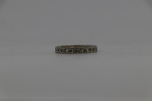 Chrome Hearts 3MM NYC Exclusive Spacer Ring Size 8.5