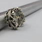 Chrome Hearts Double Floral Ring Size 10.5 Silver | AVNTGRDNY NYC