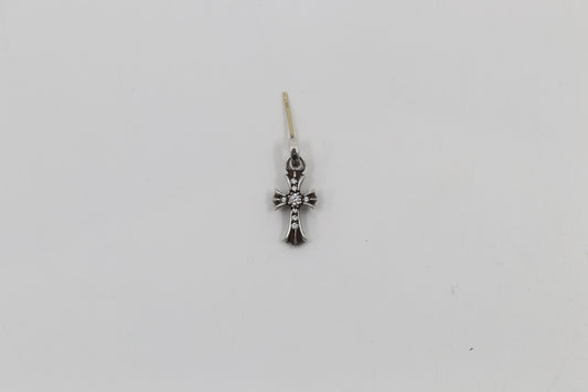 Chrome Hearts Baby Fat Diamond Earring