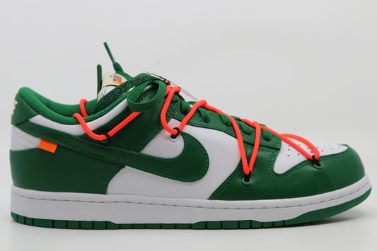 Nike Dunk Low x Off-White Pine Green Size 11 New