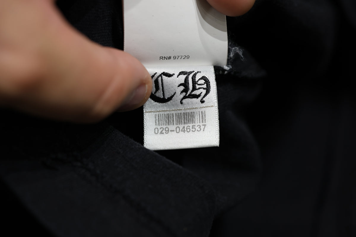 Chrome Hearts Eye Chart Long Sleeve T-Shirt Black Size M| AVNTGRDNY NYC