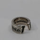 Chrome Hearts Scroll Ring Size 9