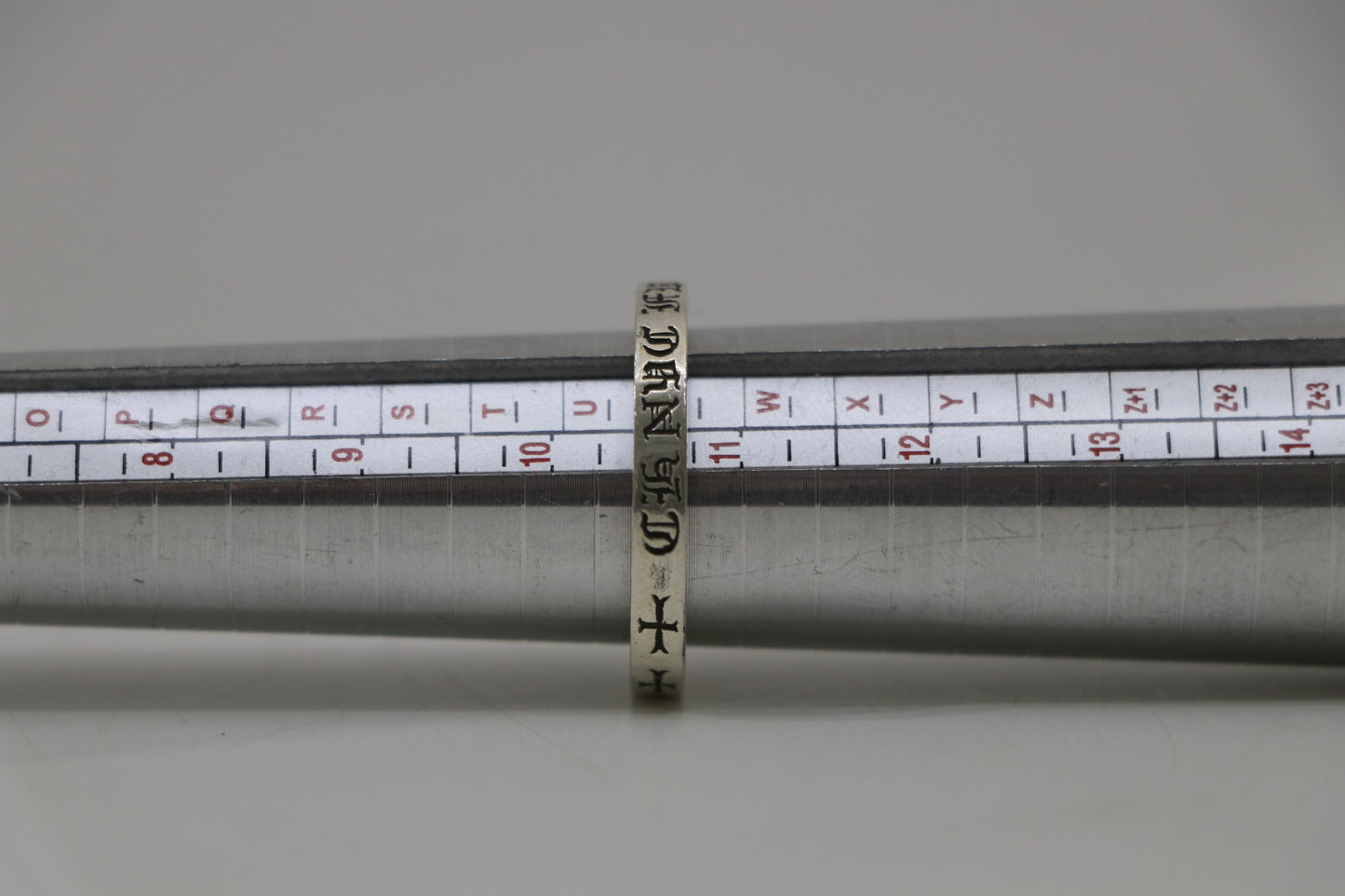 Chrome Hearts NYC Fuck You 3MM Spacer Ring Size 10.5