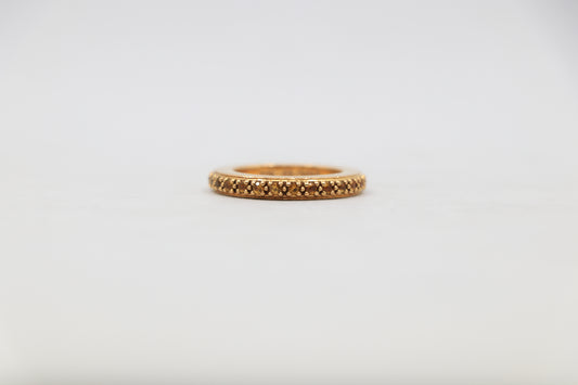 Chrome Hearts True Fucking Love Ring Size 5.5 22K Gold with Yellow Sapphire| AVNTGRDNY NYC