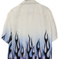 Prada Double Match Flame Silk Shirt Camp Collar Size M 2021 | AVNTGRDNY NYC