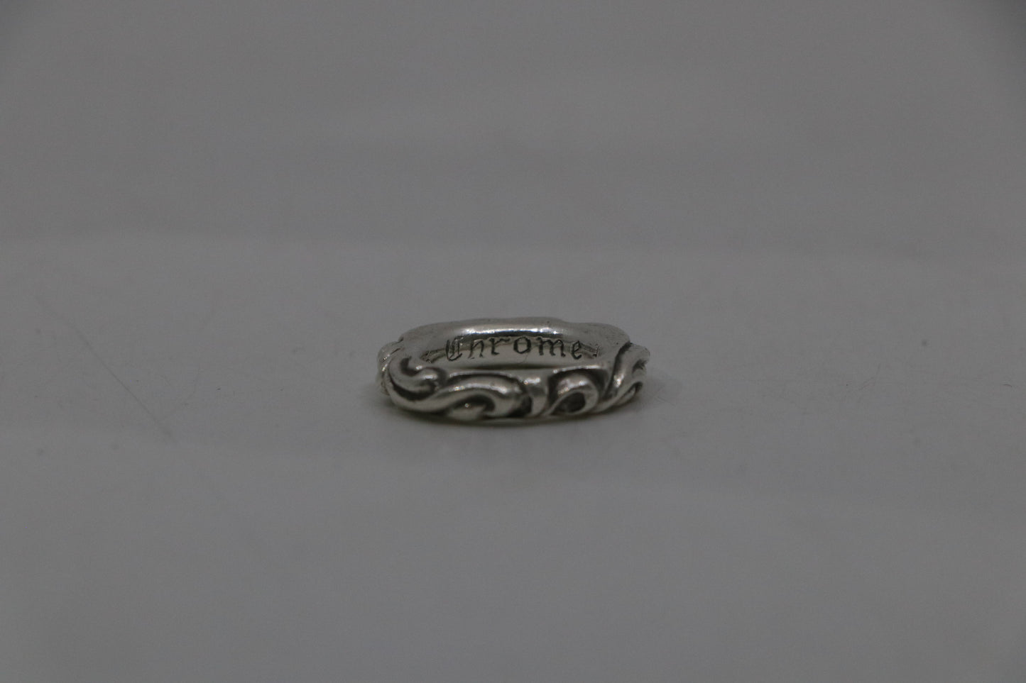 Chrome Hearts Scroll Ring Size 5