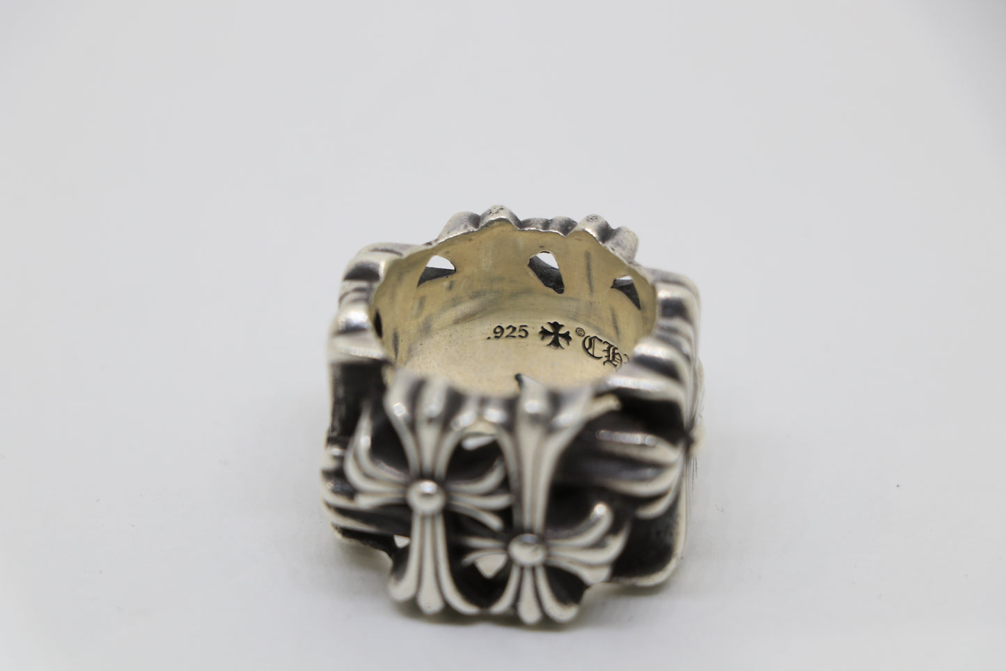 Chrome Hearts Square Cemetery Ring Size 13 Sterling Silver | AVNTGRDNY NYC