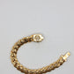 Chrome Hearts 22K Gold CH X Box ID Classic Link Bracelet Pavé Diamonds 20 Link