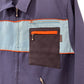 Prada Colorblock Denim Jacket Size 50