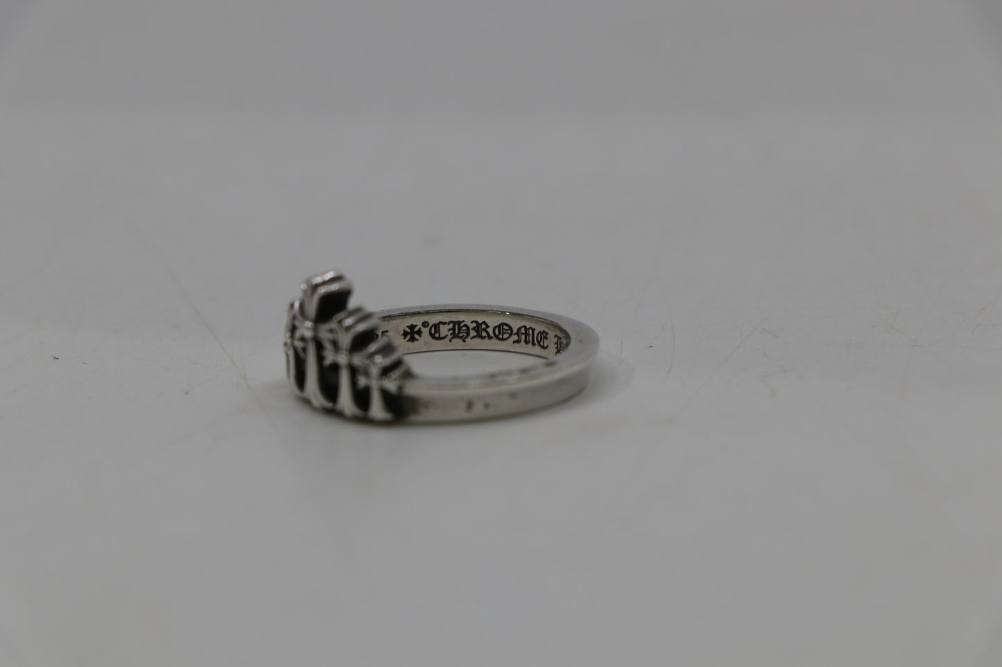 Chrome Hearts Cross Crown Ring Size 10
