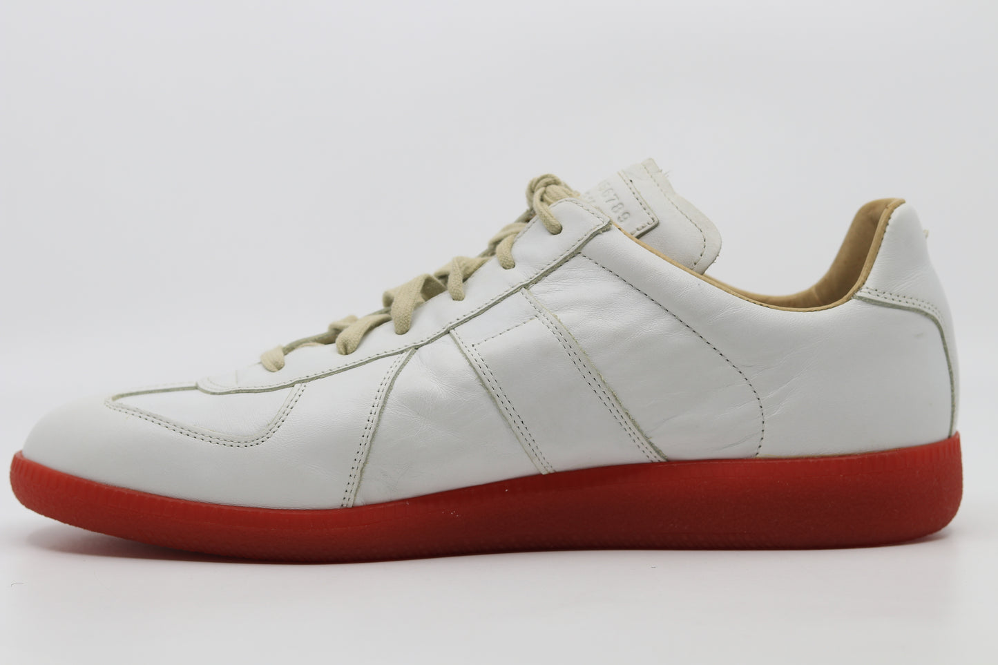 Margiela Replica Low White/Red Size 44