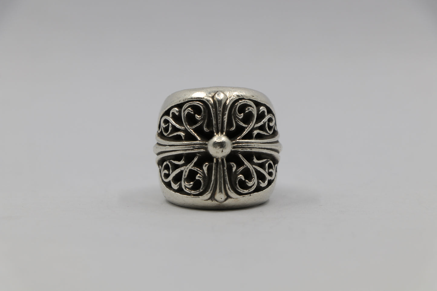 Chrome Hearts Oval Star Ring Size 6.5 Sterling Silver | AVNTGRDNY NYC