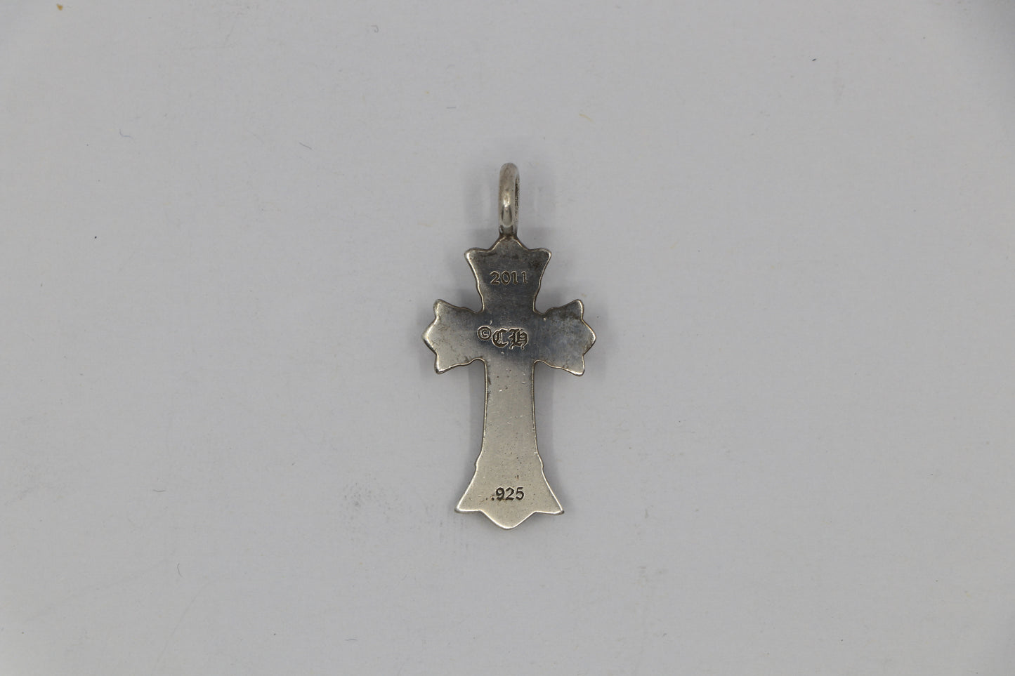 Chrome Hearts Double Cross Charm Pendant Sterling Silver | AVNTGRDNY NYC