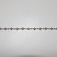 Chrome Hearts Diamond Tiny E Bracelet 13 Link