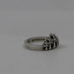 Chrome Hearts Cross Crown Ring Size 10