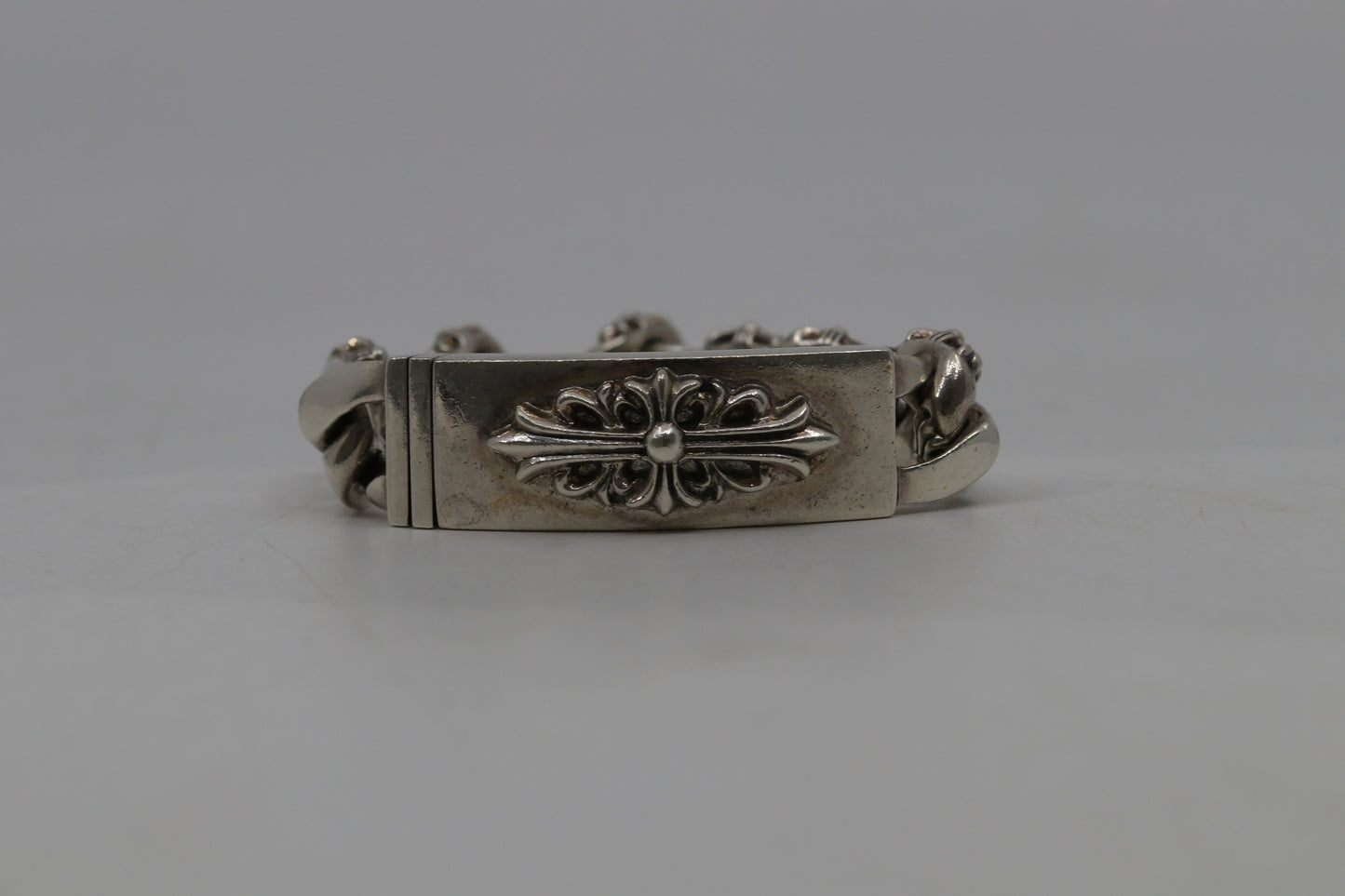 Chrome Hearts Floral ID Fancy Link Bracelet