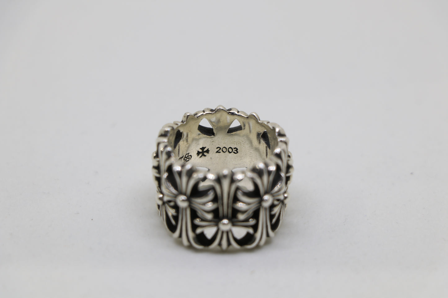 Chrome Hearts Round Cemetery Ring Size 9.5 Sterling Silver .925 | AVNTGRDNY NYC