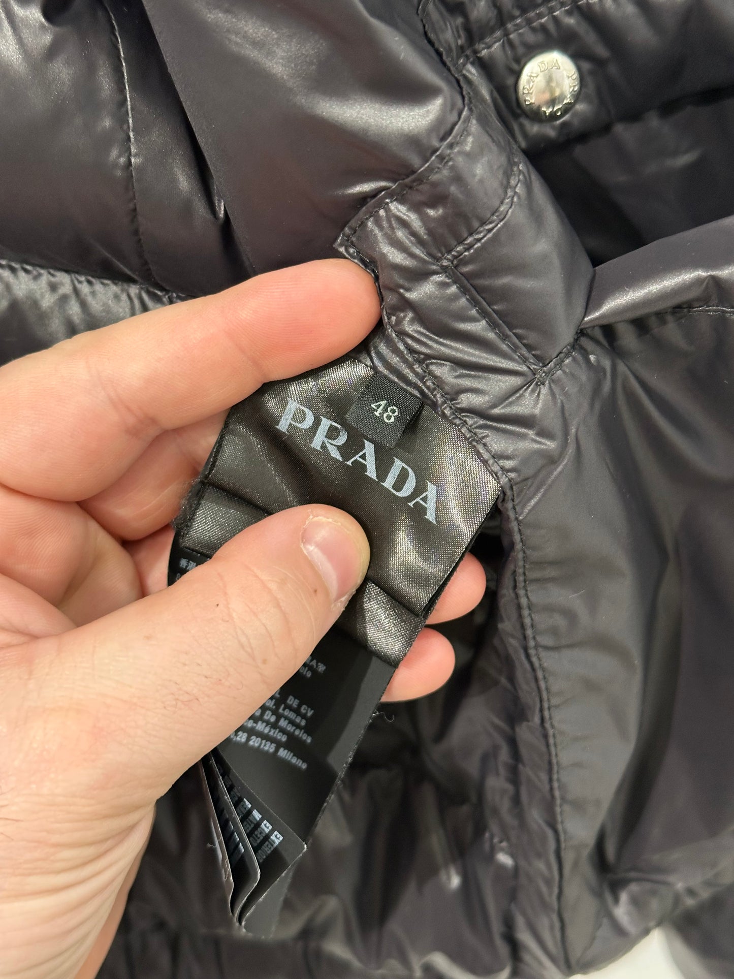 Prada Puffer Jacket Size 48