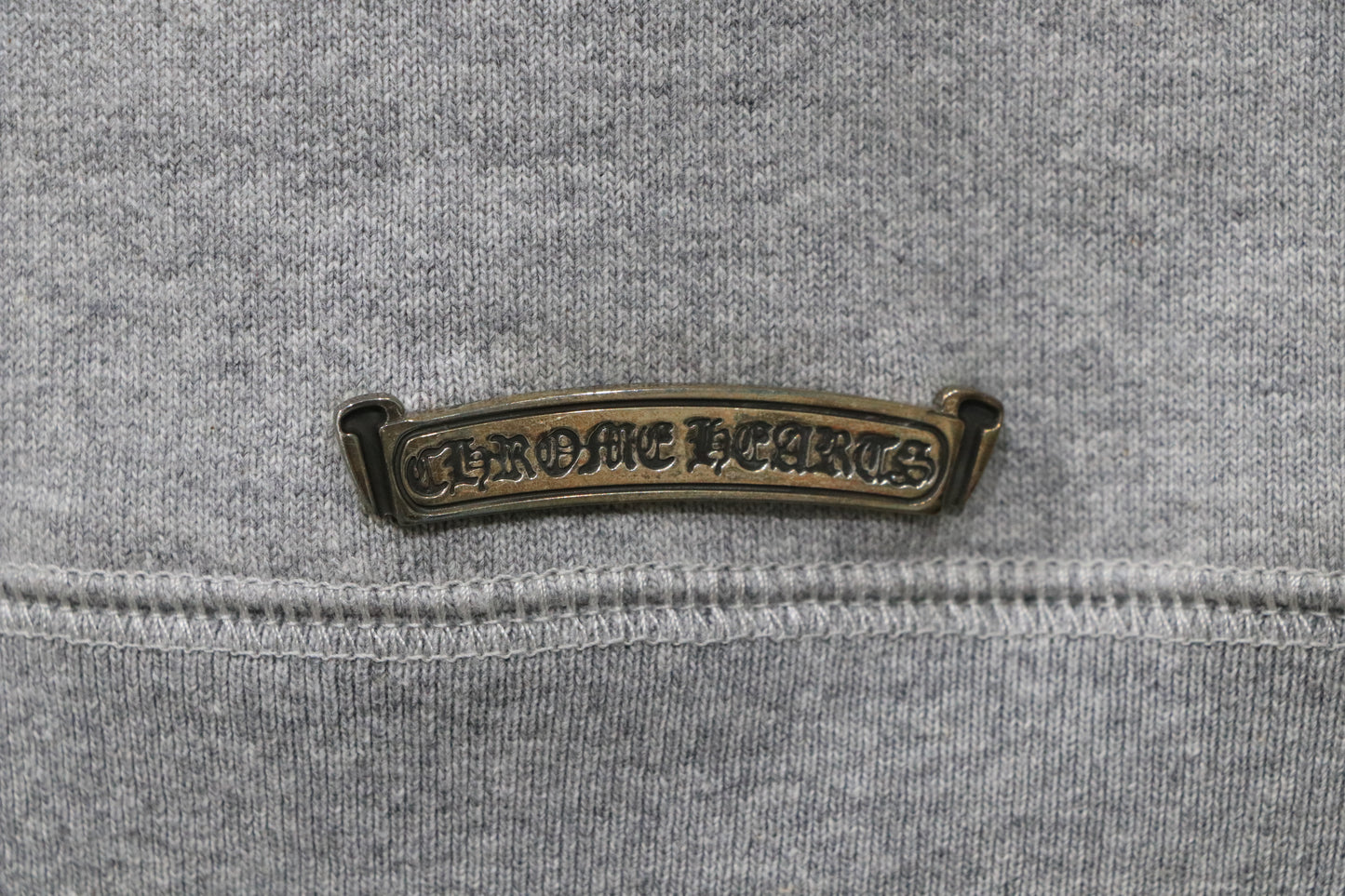 Chrome Hearts Paper Jam Quarter Zip Grey Size Small| AVNTGRDNY NYC