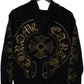 Chrome Hearts Vintage Gold Cross Cemetery Zip Up Hoodie Black Size Small Early 2000s | AVNTGRDNY NYC