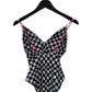 Chrome Hearts Dipped in Blue 1 Piece Swimsuit Size M