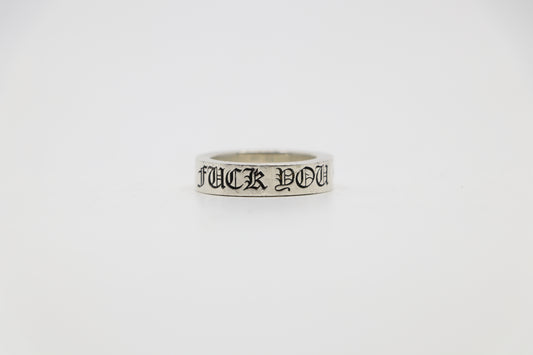 Chrome Hearts 6mm Fuck You Spacer Ring Size 10