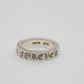 Chrome Hearts 6MM Spacer Ring “Forever” Size 12 Sterling Silver | AVNTGRDNY NYC