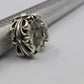 Chrome Hearts Double Floral Ring Size 10.5 Silver | AVNTGRDNY NYC