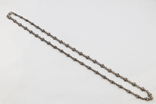 Chrome Hearts Tiny E Necklace 24" Sterling Silver| AVNTGRDNY NYC