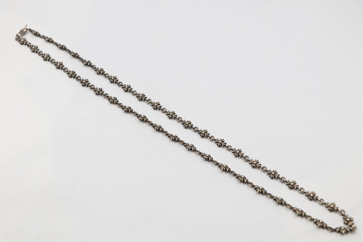Chrome Hearts Tiny E Necklace 24" Sterling Silver| AVNTGRDNY NYC