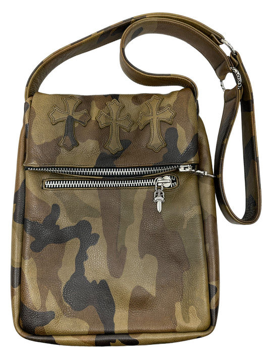 Chrome Hearts Cemetary Cross Camo Bag