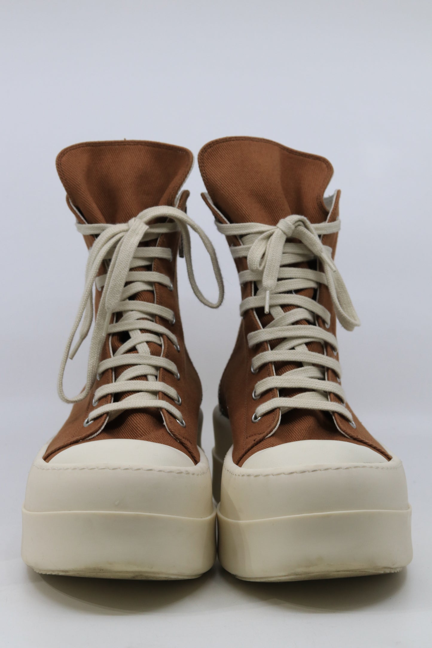 Rick Owens Women's Natural Porterville Double Bumper Sneaker Size 41