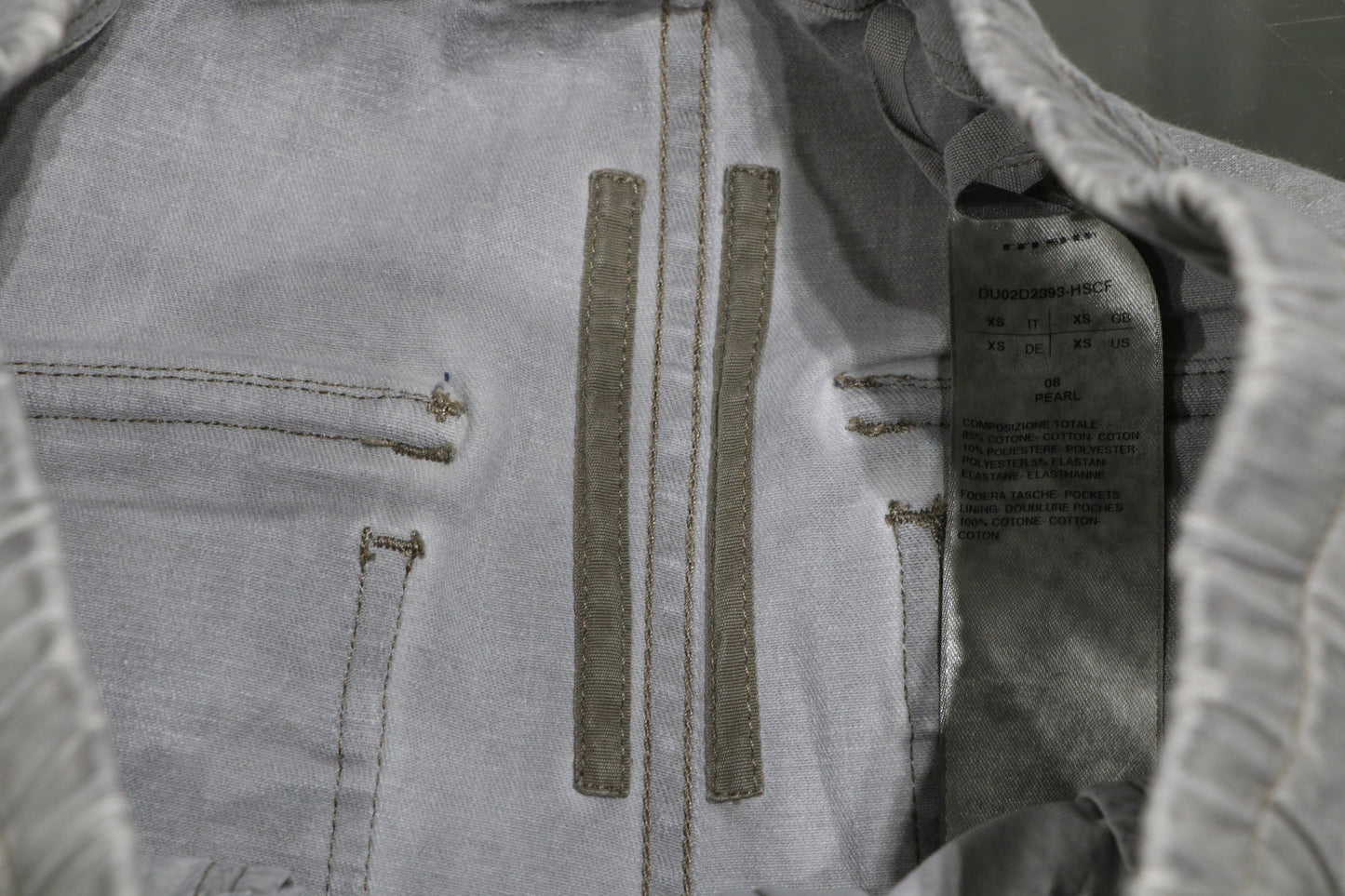 Rick Owens DRKSHDW Pusher Pants Size XS Pearl Cotton | AVNTGRDNY NYC