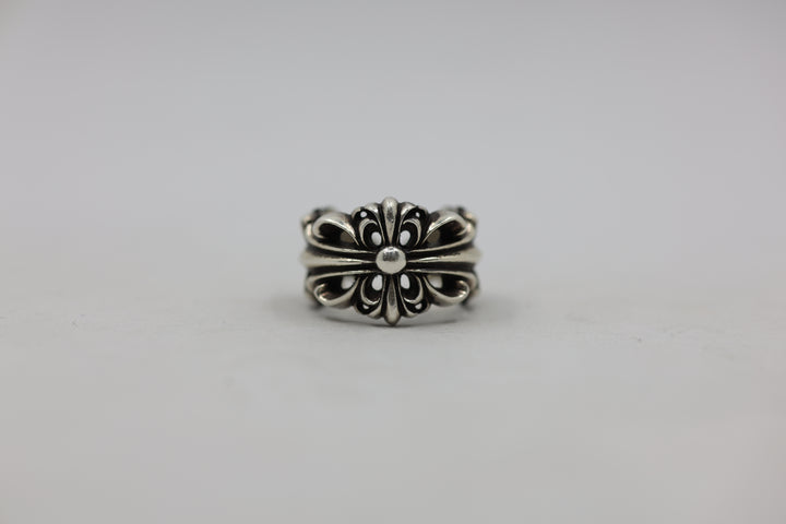 Chrome Hearts Double Floral Ring Size 7 | AVNTGRDNY NYC