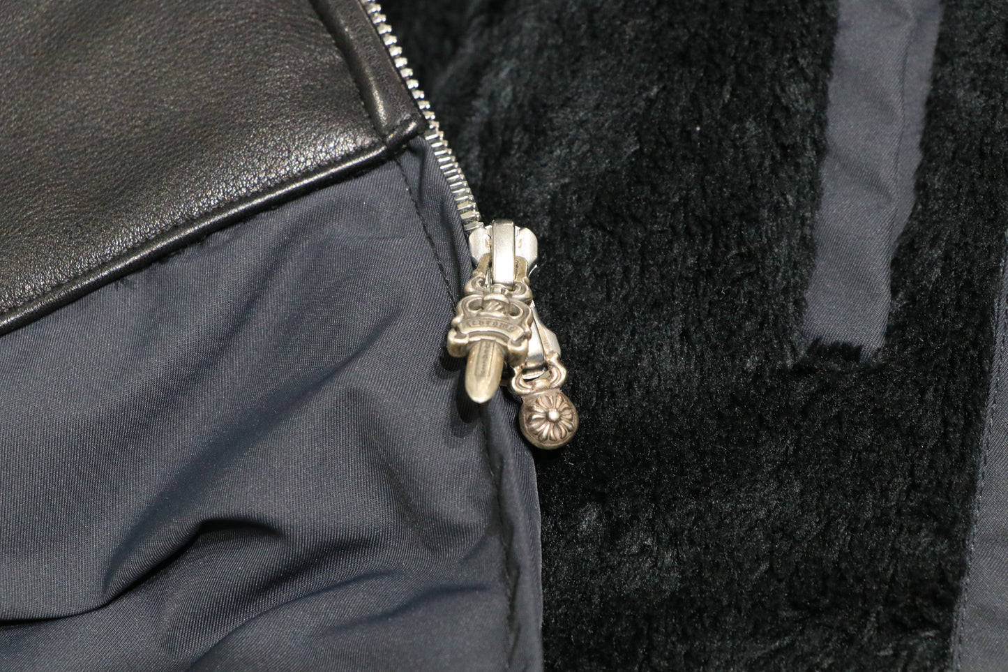 Chrome Hearts Hurricane Jacket Size S Black Leather Detail| AVNTGRDNY NYC