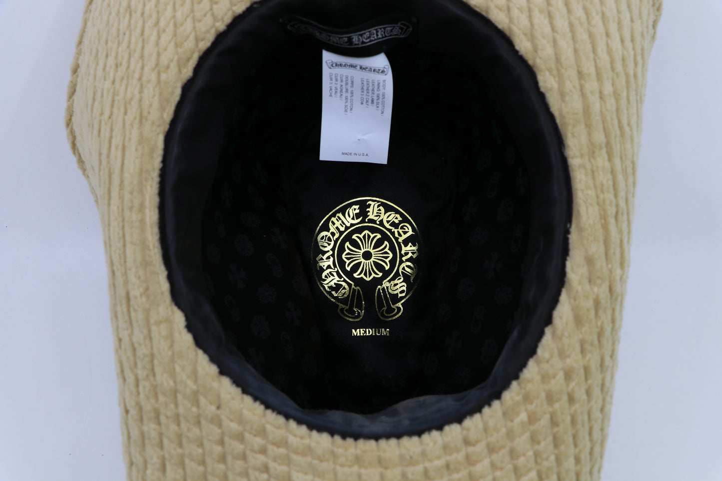Chrome Hearts Cordoroy Matty Boy Chomper Cowboy Hat Brown