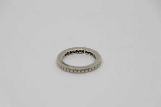 Chrome Hearts Spacer Ring .925 Sterling Silver Size 7 US