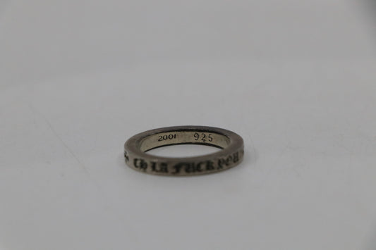 Chrome Hearts 3MM LA Exclusive Fuck You Spacer Ring Size 9