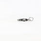 Chrome Hearts Baby Fat Charm Silver with Pavé Blue Sapphires | AVNTGRDNY NYC