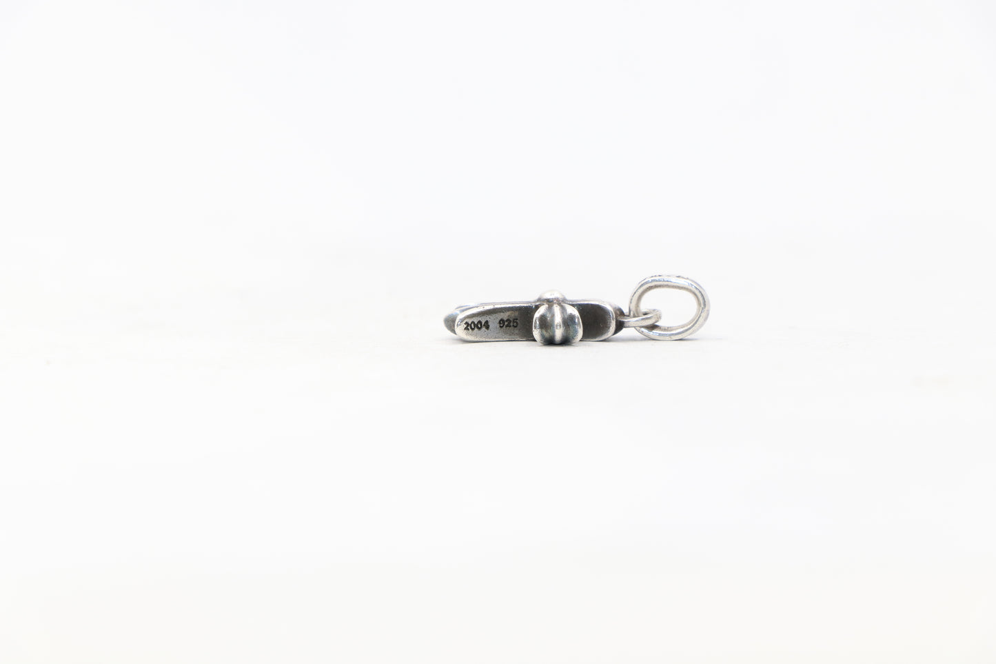 Chrome Hearts Baby Fat Charm Silver with Pavé Blue Sapphires | AVNTGRDNY NYC