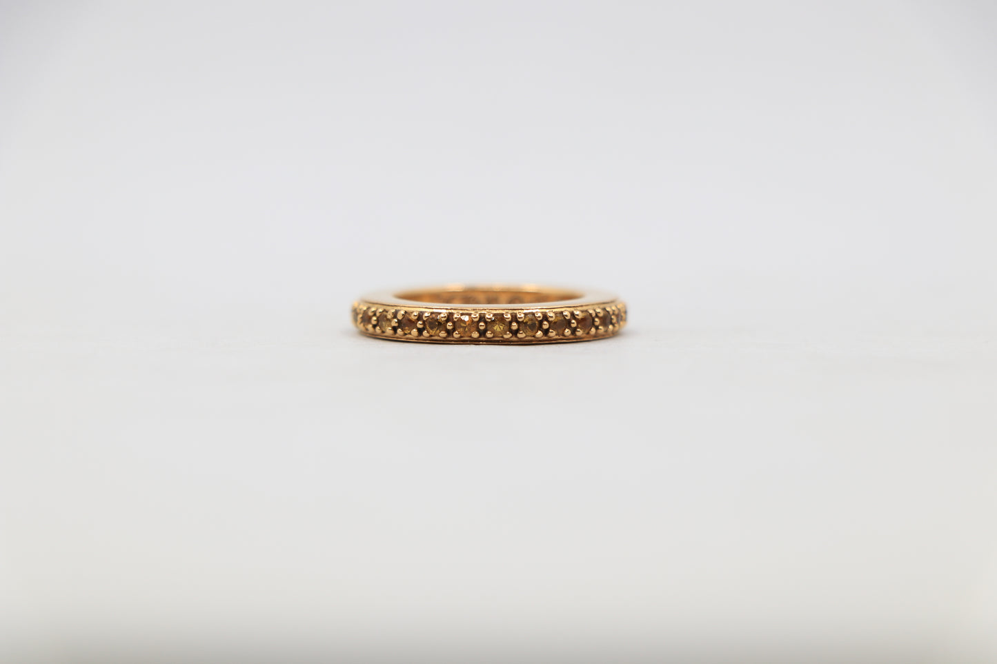 Chrome Hearts True Fucking Punk Ring Size 5.5 22K Gold with Yellow Sapphire| AVNTGRDNY NYC