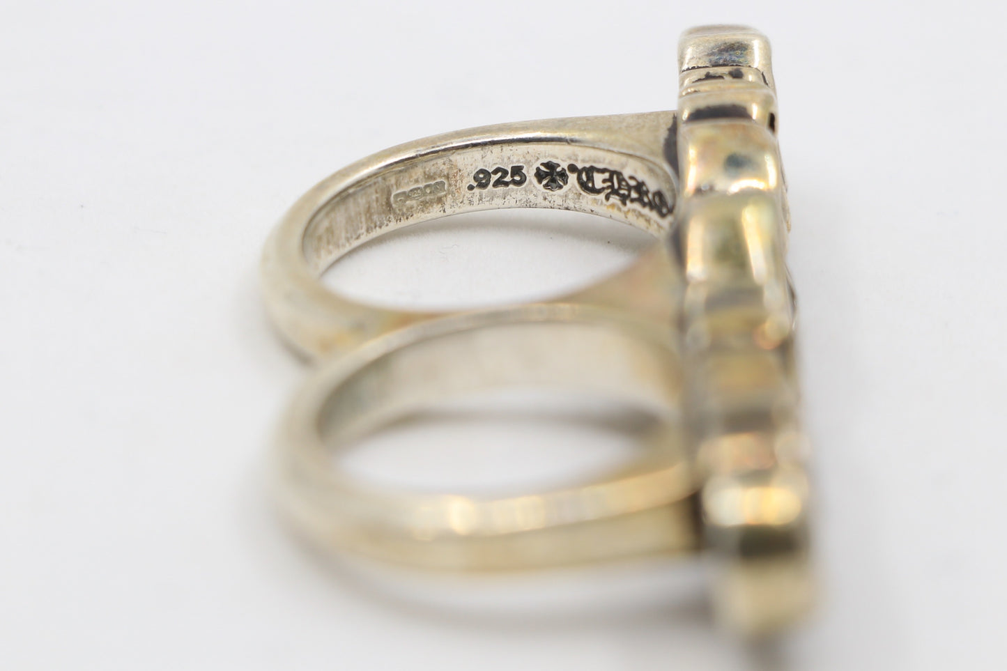 Chrome Hearts Double Ring “Chrome” Size 9/10 | AVNTGRDNY NYC