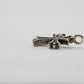 Chrome Hearts Tiny Fat Cross Pendant Pave Diamonds Sterling Silver | AVNTGRDNY NYC