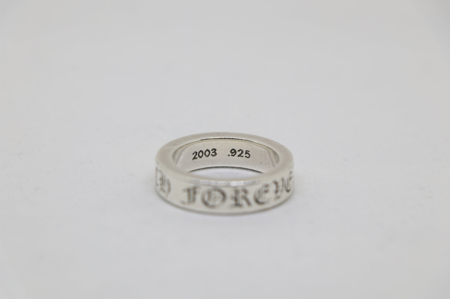 Chrome Hearts Forever 6mm Spacer Ring Size 8.5 Sterling Silver | AVNTGRDNY NYC