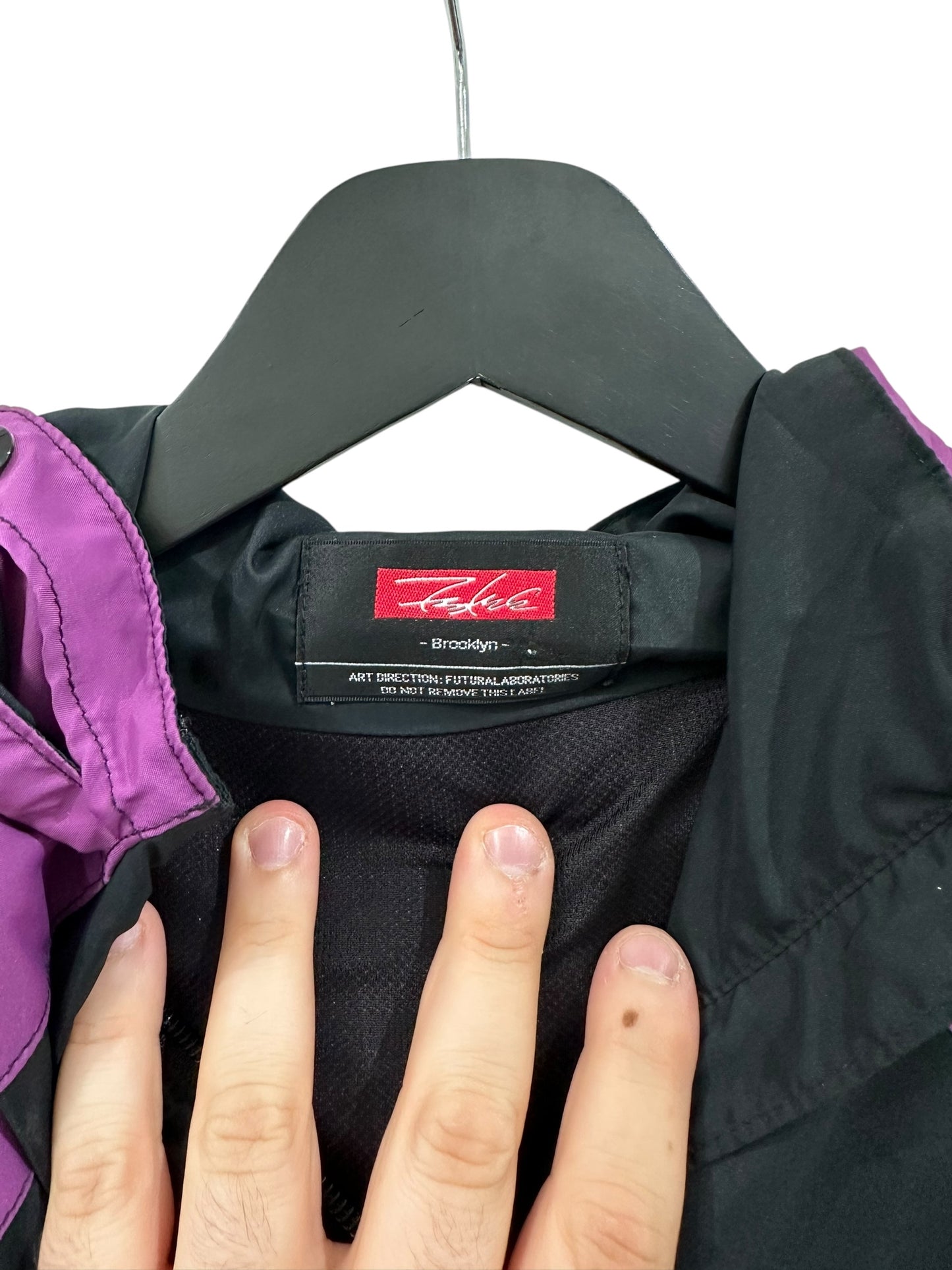 Futura Purple Star Windbreaker Size XL