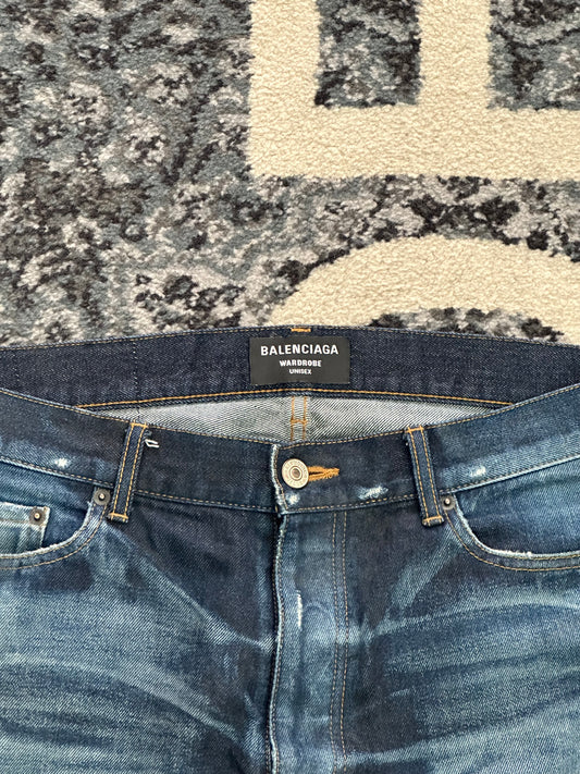 Balenciaga Distressed Jeans Size 31